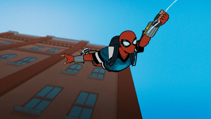 Peter Parker/Spider-Man (Hudson Thames) in Marvel Animation's YOUR FRIENDLY NEIGHBORHOOD SPIDER-MAN, exclusively on Disney+. Photo courtesy of Marvel Animation. © 2025 MARVEL. All Rights Reserved.