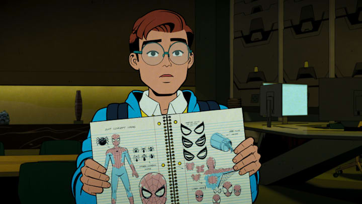 Peter Parker/Spider-Man (Hudson Thames) in Marvel Animation's YOUR FRIENDLY NEIGHBORHOOD SPIDER-MAN, exclusively on Disney+. Photo courtesy of Marvel Animation. © 2025 MARVEL. All Rights Reserved.