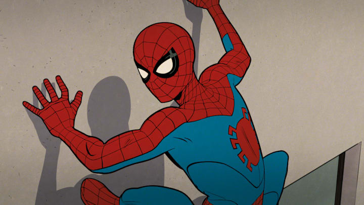 Peter Parker/Spider-Man (Hudson Thames) in Marvel Animation's YOUR FRIENDLY NEIGHBORHOOD SPIDER-MAN, exclusively on Disney+. Photo courtesy of Marvel Animation. © 2025 MARVEL. All Rights Reserved.