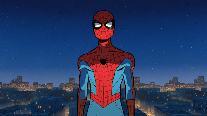 Peter Parker/Spider-Man (Hudson Thames) in Marvel Animation's YOUR FRIENDLY NEIGHBORHOOD SPIDER-MAN, exclusively on Disney+. Photo courtesy of Marvel Animation. © 2025 MARVEL. All Rights Reserved.