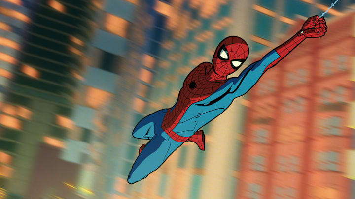 Peter Parker/Spider-Man (Hudson Thames) in Marvel Animation's YOUR FRIENDLY NEIGHBORHOOD SPIDER-MAN, exclusively on Disney+. Photo courtesy of Marvel Animation. © 2025 MARVEL. All Rights Reserved.