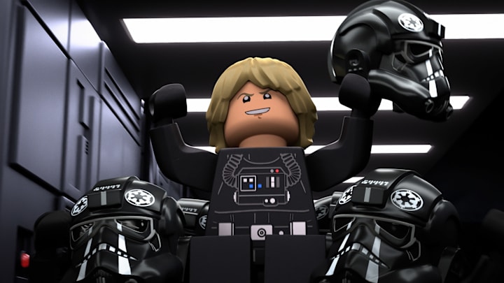 Luke Skywalker in LEGO STAR WARS HALLOWEEN SPECIAL exclusively on Disney+. ©2021 Lucasfilm Ltd. & TM. All Rights Reserved.