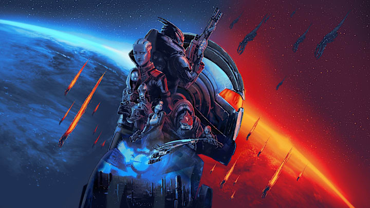 Mass Effect Legendary Edition key art.