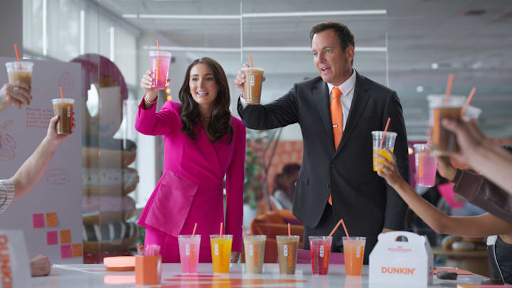 Will Arnett + Corporate Natalie - credit: Dunkin'
