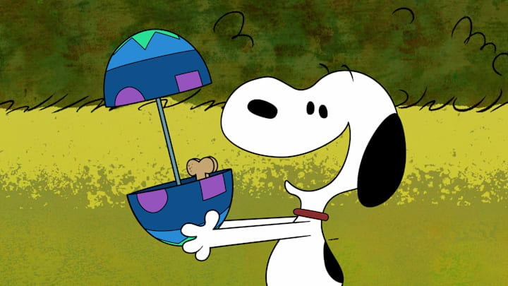 Snoopy in Season 3 of “The Snoopy Show,” now streaming on Apple TV+.
