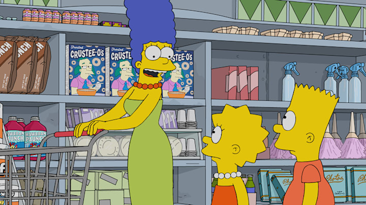 THE SIMPSONS: Marge’s “nice-lady” reputation is on the line when an unknown blackmailer threatens to expose the angry woman she is inside in the “P.S. I Hate You” episode of THE SIMPSONS airing Sunday, April 13 (8:00-8:30 PM ET/PT) on FOX. THE SIMPSONS © 2025 by 20th Television.
