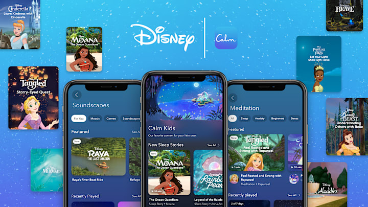 Disney Princess and Calm.