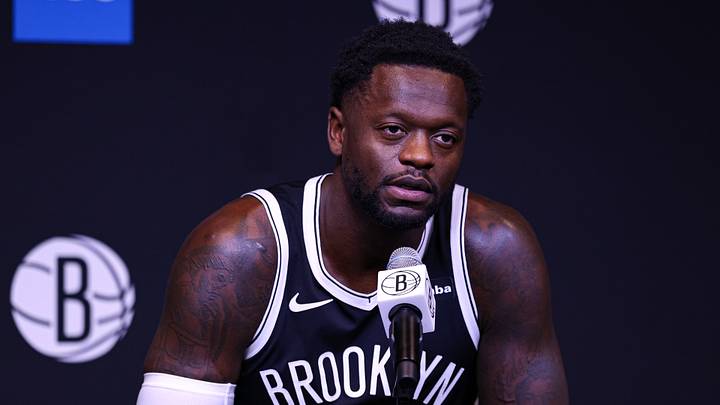 Sep 28, 2026; Brooklyn, NY, USA; Brooklyn Nets forward-center Julius Randle (30) talks with media at Brooklyn Nets HSS Training Center. Mandatory Credit: Vincent Carchietta-Imagn Images Sep 28, 2026; Brooklyn, NY, USA; Brooklyn Nets forward-center Julius Randle (30) talks with media at Brooklyn Nets HSS Training Center. Mandatory Credit: Vincent Carchietta-Imagn Images