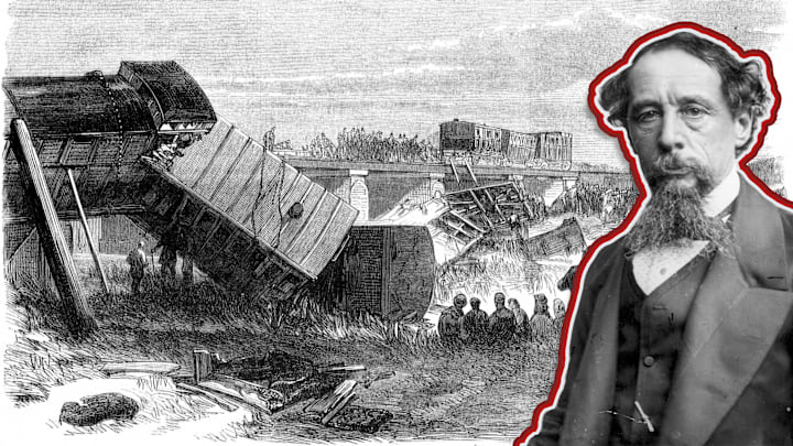 In 1865, author Charles Dickens survived a train crash—and he was never the same.