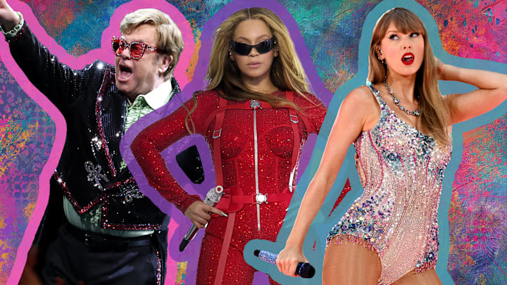 Elton John, Beyoncé, and Taylor Swift.