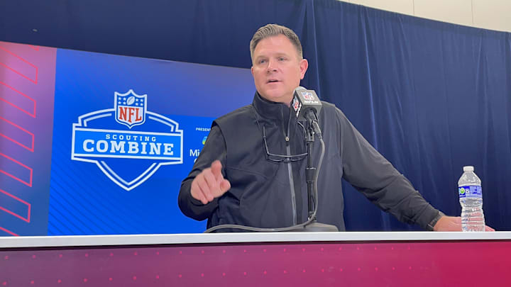 Packers GM Brian Gutekunst at the Scouting Combine