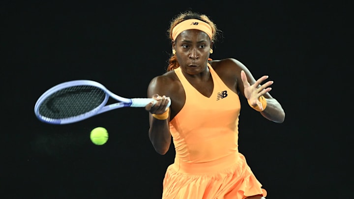 Coco Gauff at the 2026 Australian Open. Coco Gauff at the 2026 Australian Open.