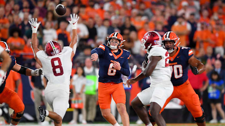 In the latest ACC quarterback rankings from 247Sports, Syracuse football senior Kyle McCord is outside the top five.
