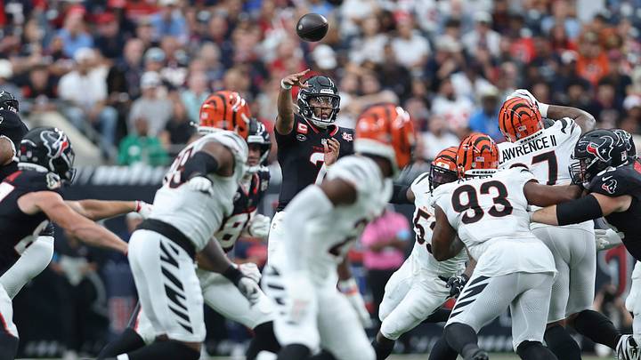 Sep 20, 2026; Houston, Texas, USA; Houston Texans quarterback C.J. Stroud (7) passes the ball during the game against the Cincinnati Bengals at Reliant Stadium. Mandatory Credit: Troy Taormina-Imagn Images Sep 20, 2026; Houston, Texas, USA; Houston Texans quarterback C.J. Stroud (7) passes the ball during the game against the Cincinnati Bengals at Reliant Stadium. Mandatory Credit: Troy Taormina-Imagn Images