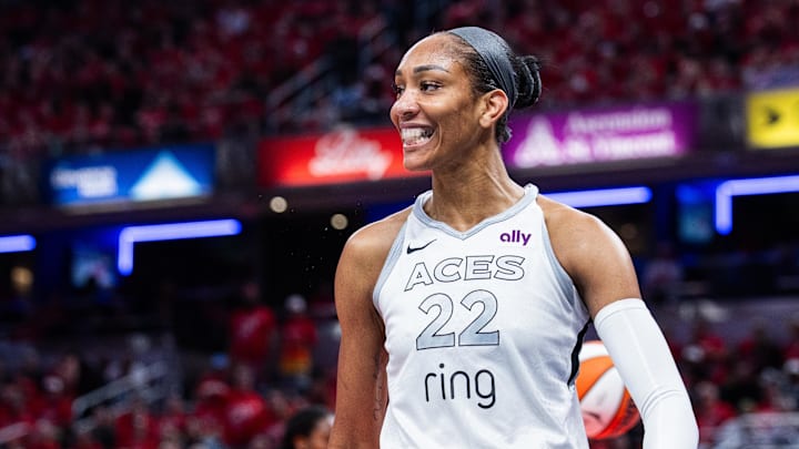 Las Vegas Aces center A'ja Wilson is a solid prop target on Tuesday.