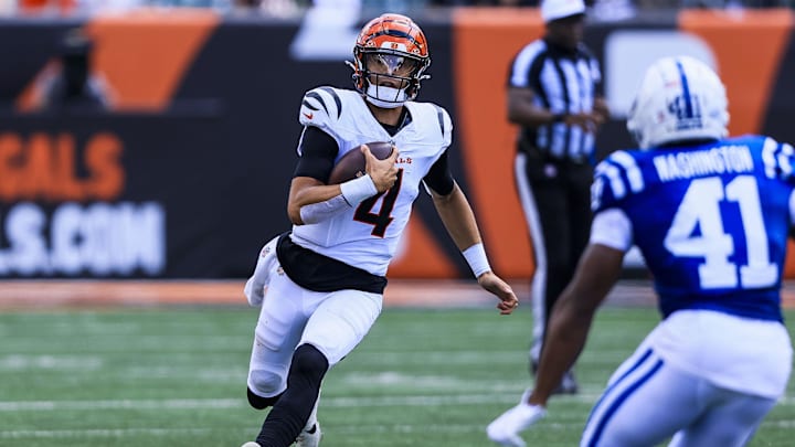 Cincinnati Bengals quarterback Desmond Ridder 