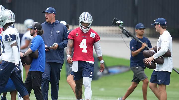 Dallas Cowboys quarterback Dak Prescott. Dallas Cowboys quarterback Dak Prescott.