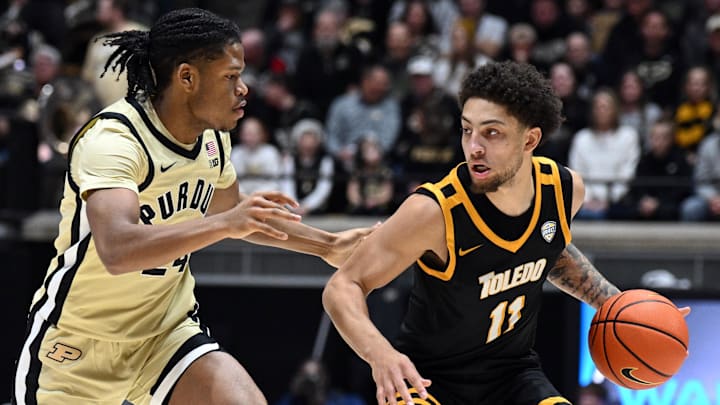 Toledo Rockets transfer guard Sam Lewis (11) has committed to play for the Virginia Cavaliers.