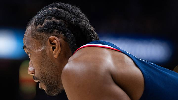 Mar 27, 2026; Indianapolis, Indiana, USA; LA Clippers forward Kawhi Leonard (2) in the first half against the Indiana Pacers at Gainbridge Fieldhouse. Mandatory Credit: Trevor Ruszkowski-Imagn Images Mar 27, 2026; Indianapolis, Indiana, USA; LA Clippers forward Kawhi Leonard (2) in the first half against the Indiana Pacers at Gainbridge Fieldhouse. Mandatory Credit: Trevor Ruszkowski-Imagn Images