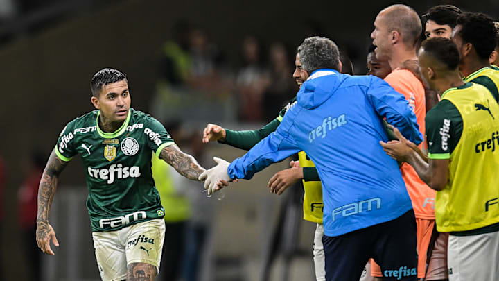 Dudu marcou o gol de empate do Palmeiras no Mineirão