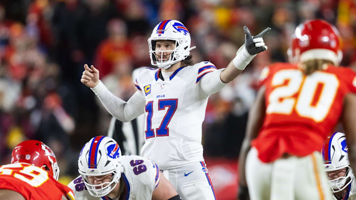 Buffalo Bills quarterback Josh Allen (17).