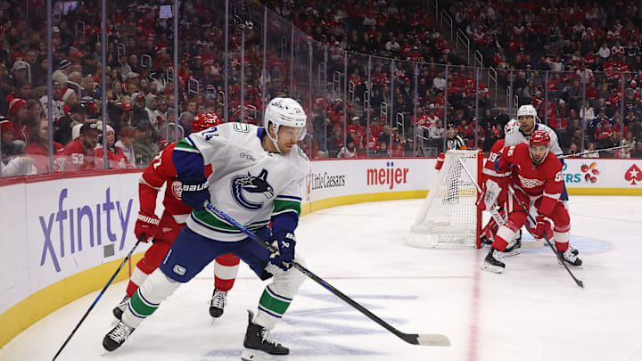 Vancouver Canucks v Detroit Red Wings
