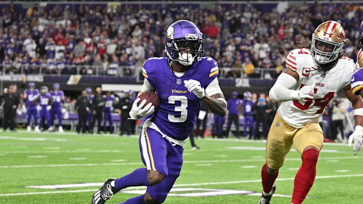 Minnesota Vikings wide receiver Jordan Addison.