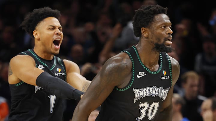 Julius Randle played a key role in the Timberwolves’ historic comeback against the Rockets. Julius Randle played a key role in the Timberwolves’ historic comeback against the Rockets.