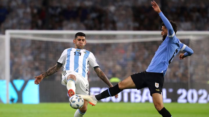 Cristian Romero and Rodrigo Bentancur during the reverse fixture