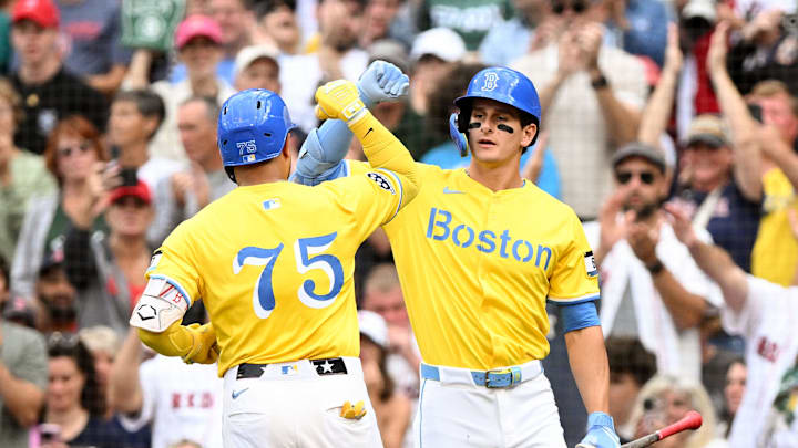 Roman Anthony (right) is headed to the injured list.