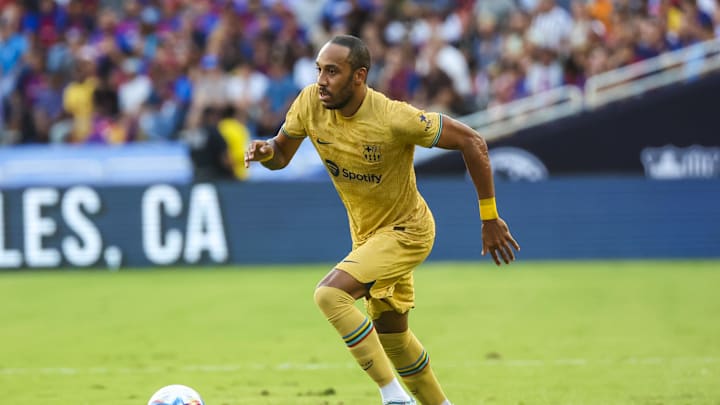 Aubameyang es figura del FC Barceloana