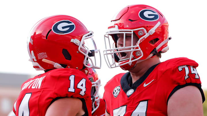 Gunner Stockton, Drew Bobo, Georgia Bulldogs Gunner Stockton, Drew Bobo, Georgia Bulldogs