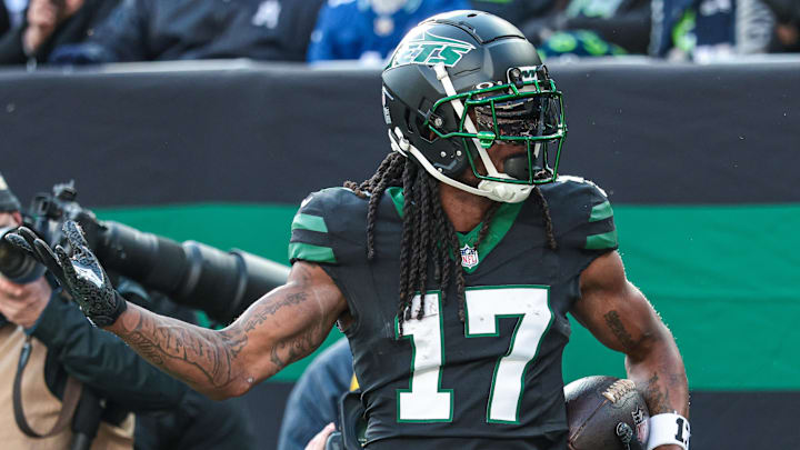 Former New York Jets wide receiver Davante Adams.