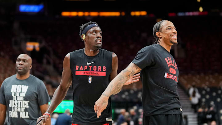 DeMar DeRozan, Chicago Bulls and Pascal Siakam, Toronto Raptors