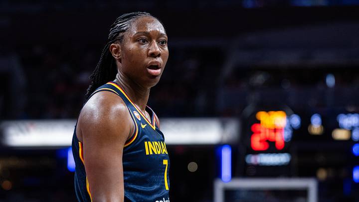 Jun 27, 2026; Indianapolis, Indiana, USA; Indiana Fever center Aliyah Boston (7) in the second half against the Los Angeles Sparks at Gainbridge Fieldhouse. Mandatory Credit: Trevor Ruszkowski-Imagn Images Jun 27, 2026; Indianapolis, Indiana, USA; Indiana Fever center Aliyah Boston (7) in the second half against the Los Angeles Sparks at Gainbridge Fieldhouse. Mandatory Credit: Trevor Ruszkowski-Imagn Images