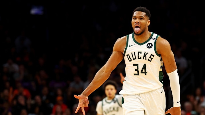 Milwaukee Bucks forward Giannis Antetokounmpo.