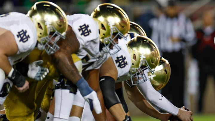 Notre Dame football has an offensive lineman square in its sights