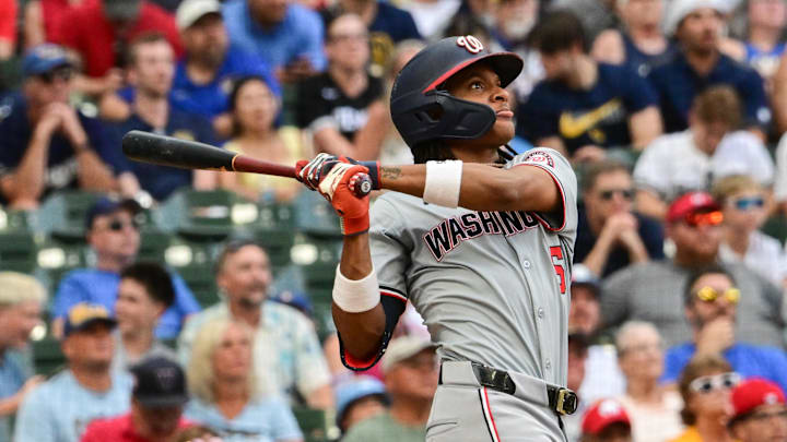 C.J. Abrams has proved he can hit consistently enough through June to back him in Tuesday's road game against San Diego. C.J. Abrams has proved he can hit consistently enough through June to back him in Tuesday's road game against San Diego.