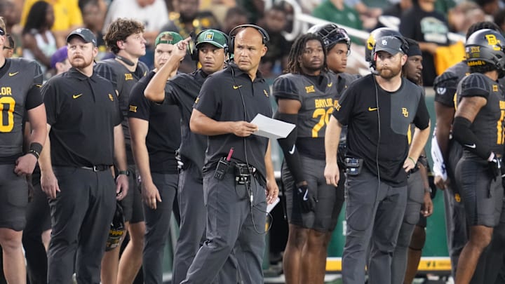 Baylor Bears head coach Dave Aranda