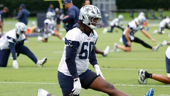 Dallas Cowboys offensive tackle Tyler Guyton.