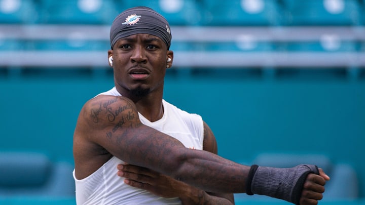 Miami Dolphins cornerback Kader Kohou