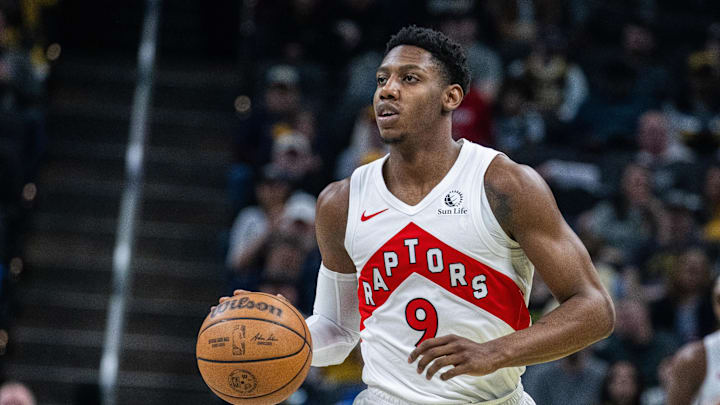 Toronto Raptors guard RJ Barrett.