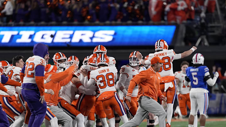 The Clemson Tigers have a small chance to make the ACC Championship, but their chances got better after Miami's loss. The Clemson Tigers have a small chance to make the ACC Championship, but their chances got better after Miami's loss.