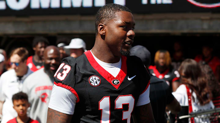 Georgia defensive lineman Mykel Williams (13).