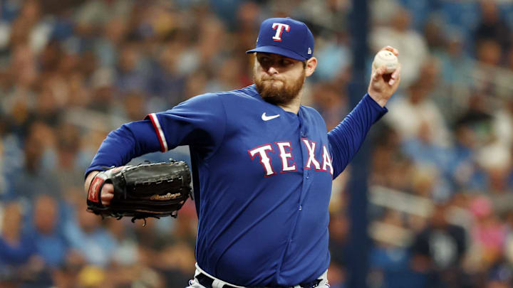 Texas Rangers starting pitcher Jordan Montgomery 