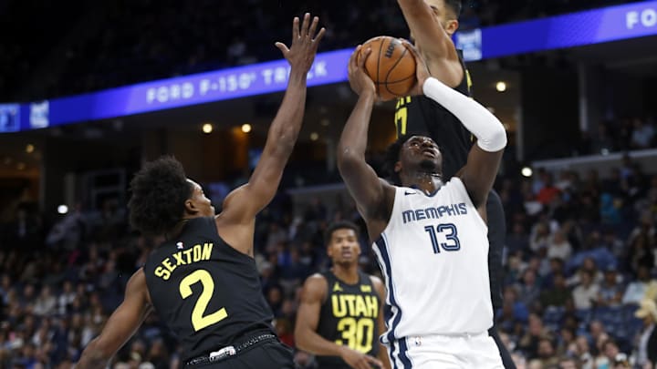 Nov 29, 2023; Memphis, Tennessee, USA; Memphis Grizzlies forward-center Jaren Jackson Jr. (13)