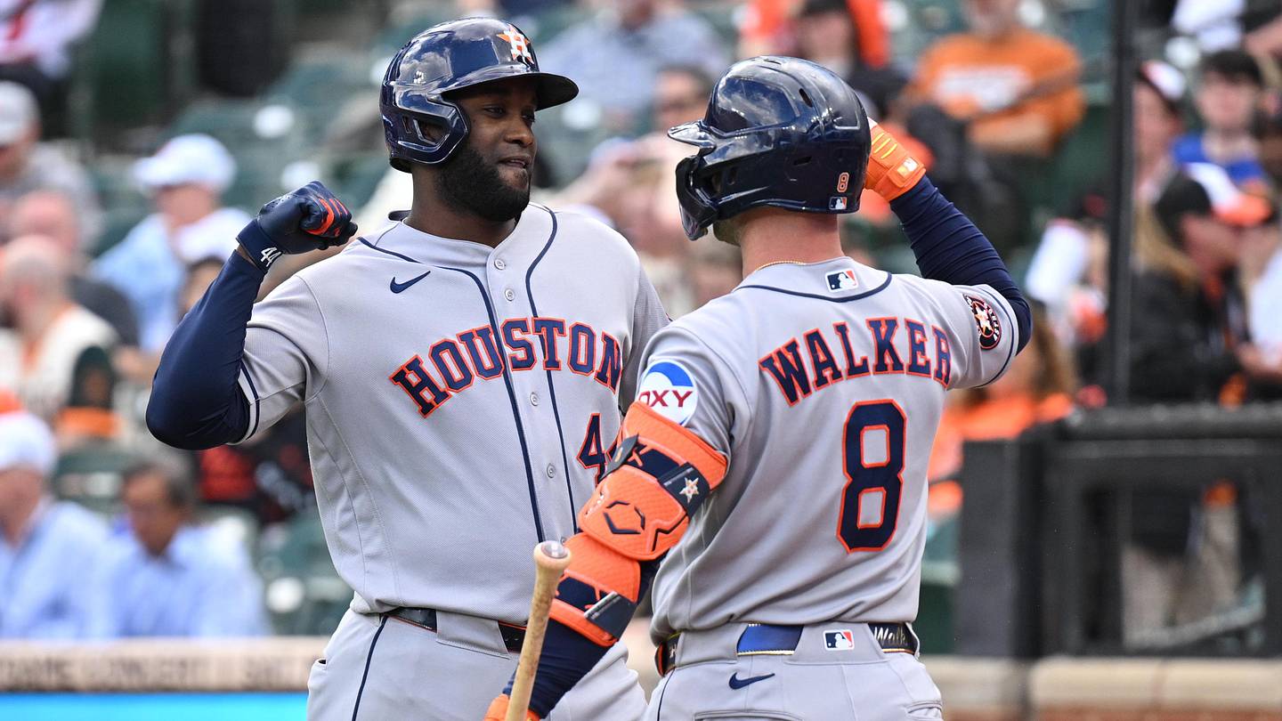 Astros Sluggers Alvarez and Walker Turning Into Bash Brothers Of Houston