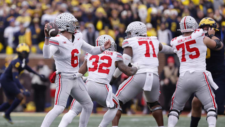 Ohio State junior quarterback Kyle McCord, a four-star transfer, committed to Syracuse football over the weekend.