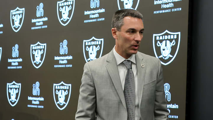 Las Vegas Raiders Introduce Antonio Pierce As Head Coach, Tom Telesco As General Manager