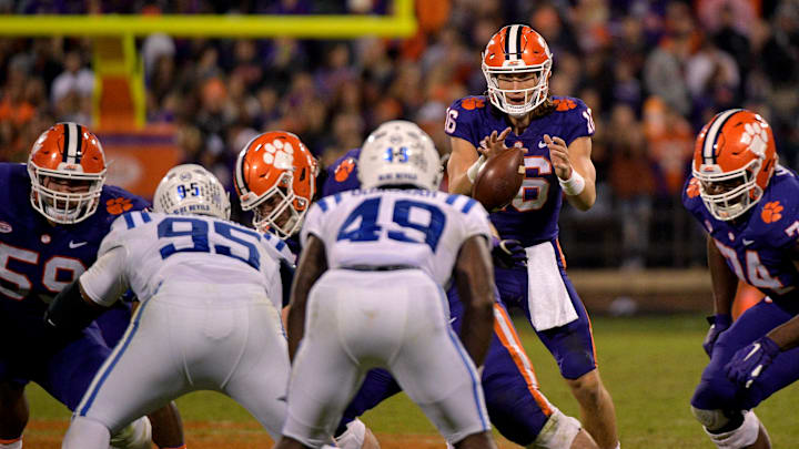 Trevor Lawrence, Clemson Tigers, Duke Blue Devils Trevor Lawrence, Clemson Tigers, Duke Blue Devils